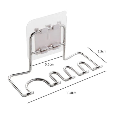 Stainless Steel Toothbrush Holder Shaver Storage Rack Tooth Brush Shelf Toothpaste Holder Rack