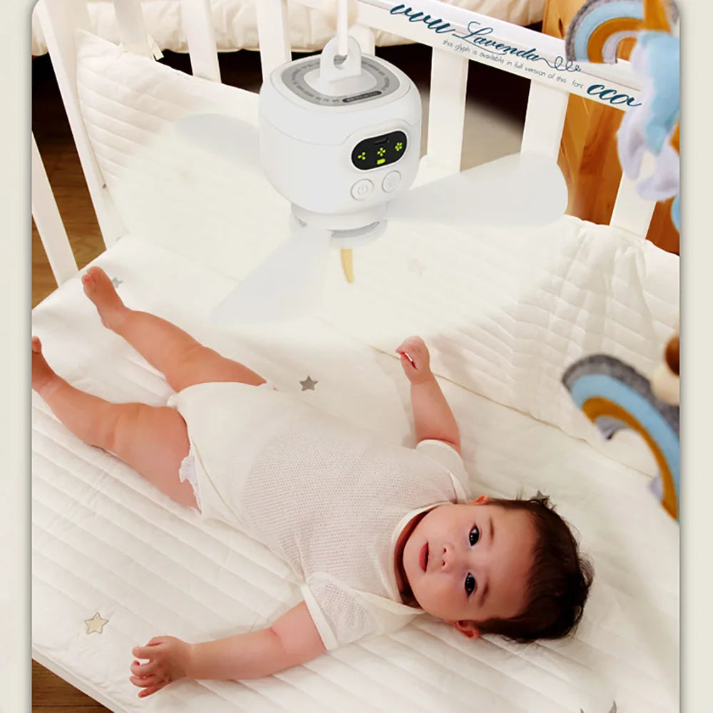 USB Rechargeable Ceiling Fan Remote USB Power Ceiling Canopys Fan Night Lamp Lighting 8000mAh LED Lamp Ceiling Fan