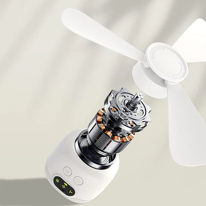 USB Rechargeable Ceiling Fan Remote USB Power Ceiling Canopys Fan Night Lamp Lighting 8000mAh LED Lamp Ceiling Fan