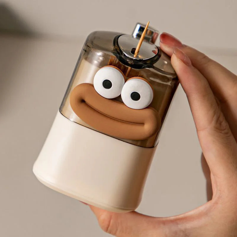 Creative Toothpick Storage Box Automatic Pop-up Toothpick Box Home Living Room Dining Room Push-type Toothpick Holder