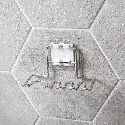 Stainless Steel Toothbrush Holder Shaver Storage Rack Tooth Brush Shelf Toothpaste Holder Rack